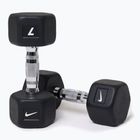 Činky Nike Strength Hex Dumbbell 2 x 7 kg black/white
