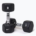 Činky Nike Strength Hex Dumbbell 2 x 8 kg black/white