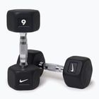 Činky Nike Strength Hex Dumbbell 2 x 9 kg black/white