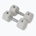 Činky Nike Strength Grind Hex Dumbbell 2 x 9 kg wolf grey
