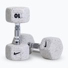 Činky Nike Strength Grind Hex Dumbbell 2 x 10 kg wolf grey