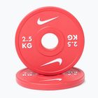 Kotúč Nike Strength Change Plates 2 x 2,5 kg red/white