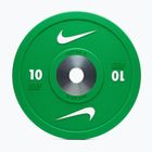 Bumpery Nike Strength Pro Urethane Bumper Plates 10 kg green/white
