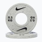Kotúč Nike Strength Grind Change Plates 2 x 0,5 kg wolf grey