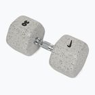 Gumovaná činka Nike Strength Grind Dumbbell 30 kg wolf grey