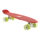 Detský skateboard Mechanics fishex červený PW-506
