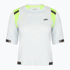 Dámske bežecké tričko Brooks Carbonite icy grey/nightlife jacquard