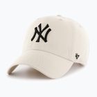 47 Značka MLB New York Yankees CLEAN UP prírodná baseballová čiapka