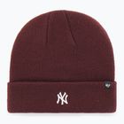 Zimná čiapka 47 Brand MLB New York Yankees Centerfield dark maroon