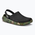 Šľapky Crocs LiteRide Printed Camo Clog black/multi