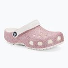 Detské žabky Crocs Classic Glitter Clog white/rainbow