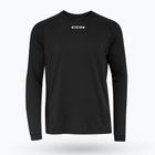 Pánske hokejové tričko s dlhým rukávom CCM Ribano Non Compression SR grey