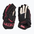 Hokejové rukavice CCM JetSpeed FT680 SR black/red