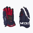 Detské hokejové rukavice CCM Next JR navy/white
