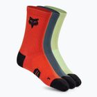 Cyklistické ponožky Fox Racing 6 Ranger Prepack 3-pack multicolour