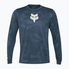 Pánske cyklistické tričko s dlhým rukávom Fox Racing Ranger Tru Dri dark vintage blue