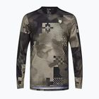 Pánske cyklistické tričko s dlhým rukávom Fox Racing Flexair Ascent Pulse sand
