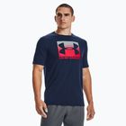 Pánske tréningové tričko Under Armour Boxed Sportstyle navy blue 1329581-408