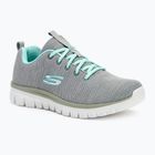 SKECHERS Graceful Twisted Fortune dámska tréningová obuv sivá/mint