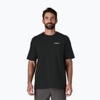 Pánske trekingové tričko Patagonia P-6 Logo Responsibili-Tee black