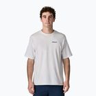 Pánske trekingové tričko Patagonia P-6 Logo Responsibili-Tee white