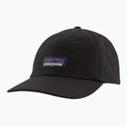 Šiltovka Patagonia P-6 Label Trad black