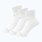 New Balance Performance Flat knit Ankle Bavlnené členkové ponožky 3 páry biele