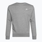 Pánska mikina Nike Sportswear Club Fleece Crew tmavo šedá heather/white