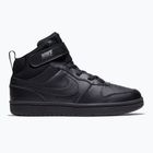 Detské topánky Nike Court Borough Mid 2 black/black/black