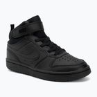 Detské topánky Nike Court Borough Mid 2 black/black/black