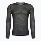 Pánska termoakčná mikina Smartwool Intraknit Merino 200 Crew black/white