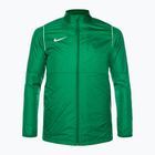 Pánska futbalová bunda Nike Park 20 Rain Jacket pine green/white/white