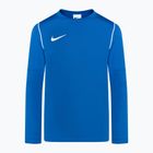 Detská futbalová mikina Nike Dri-FIT Park 20 Crew kráľovská modrá/biela