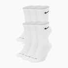 Pánske ponožky Nike Everyday Plus Cushioned Crew 6 párov white/black