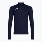 Pánska futbalová mikina New Balance Training 1/4 Zip Knitted navy blue NBEMT9035