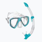 Súprava na šnorchlovanie Mares Combo Trygon aqua/white/clear