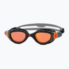 Plavecké okuliare Zoggs Predator Flex Titanium grey/ black/ mirror orange