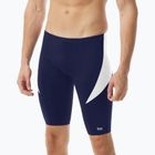 Pánske plavky jammery TYR Durafast Elite Curve Splice Hexa Jammer navy/white