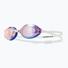 Dámske plavecké okuliare TYR Blackops 140 Ev Racing Mirrored pink/white
