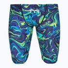 Pánske plavky jammery TYR Thresher Jammer Hyperblitz blue/green