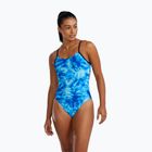 Dámske jednodielne plavky TYR Durafast Elite Azultec Cutoutfit ocean blue