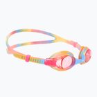 Detské plavecké okuliare TYR Swimple Tie Dye Non-Mirrored pink/orange/yellow