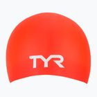 Plavecká čiapka TYR Long Hair Wrinkle Free Silicone bright red