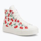 Dámske tenisky Converse Chuck Taylor All Star Lift Platform Cherries Hi egret/red/green