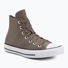 Tenisky Converse Chuck Taylor All Star Faux Leather Hi classic taupe/dark matter
