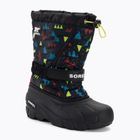 Detské trekové topánky Sorel Flurry Print Boys black/black