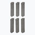 Ponožky Nike Everyday Cushioned 6 párov carbon heather/black