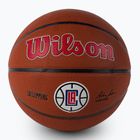 Wilson NBA Team Alliance Los Angeles Clippers basketbalová hnedá WTB3100XBLAC veľkosť 7