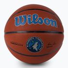 Wilson NBA Team Alliance Minnesota Timberwolves basketbalová hnedá WTB3100XBMIN veľkosť 7