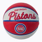 Wilson NBA Team Retro Mini Detroit Pistons basketbalová lopta červená WTB3200XBDET veľkosť 3